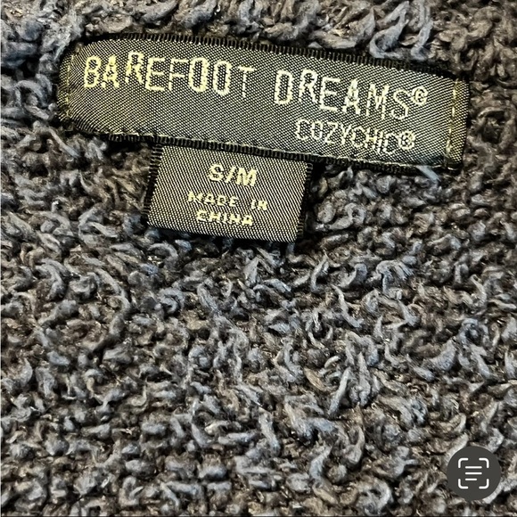 Barefoot Dreams Cozy Chic Longline Open Front Cardigan Sweater Pockets S/M - Picture 15 of 15